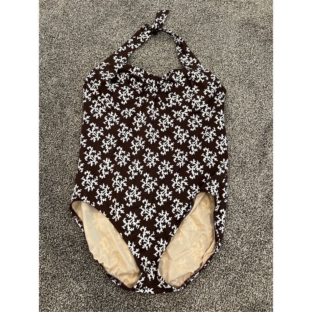 Lands’ End size 18 one piece halter swim suit